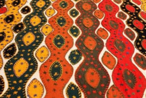 antique patchwork bedspread